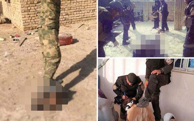 Binh sĩ Iraq chặt đầu tù binh IS để báo thù - 1