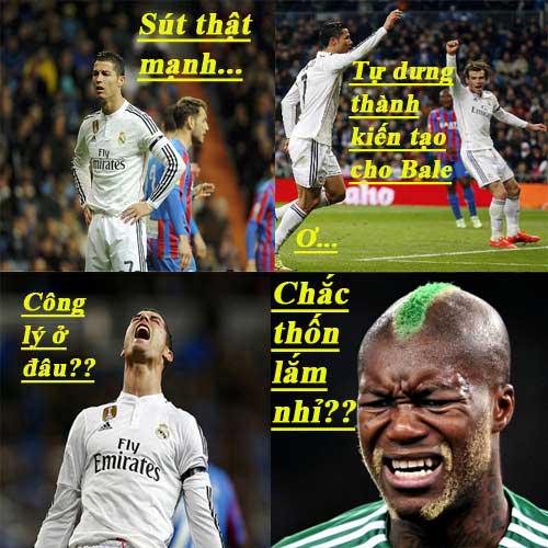 Ảnh chế tuần 9-15/3: Bị Bale cướp công, Ronaldo đòi công lý - 1