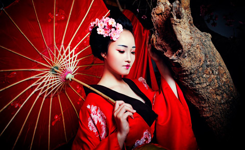 Hot girl HV Ngoại giao hóa thân thành nàng geisha Nhật - 1