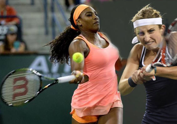 Serena - Bacsinszky: "Đàn em" cúi đầu (TK Indian Wells) - 1