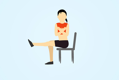 5 bài tập khi ngồi trên ghế giúp cơ thể thon gọn - 3