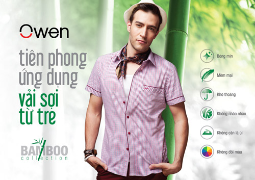 Owen tiên phong ứng dụng vải sợi từ tre - 1