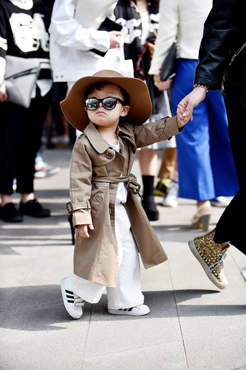 Choáng vì độ sành điệu của nhóc tì tại Seoul FW - 2