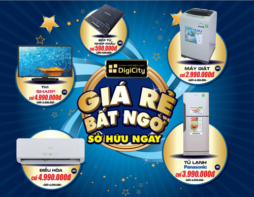 “Giá rẻ bất ngờ, sở hữu ngay” với DigiCity - 1