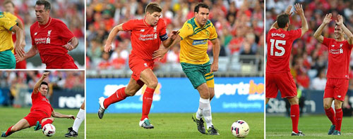 Gerrard & các huyền thoại Liverpool bùng nổ tại Úc - 1