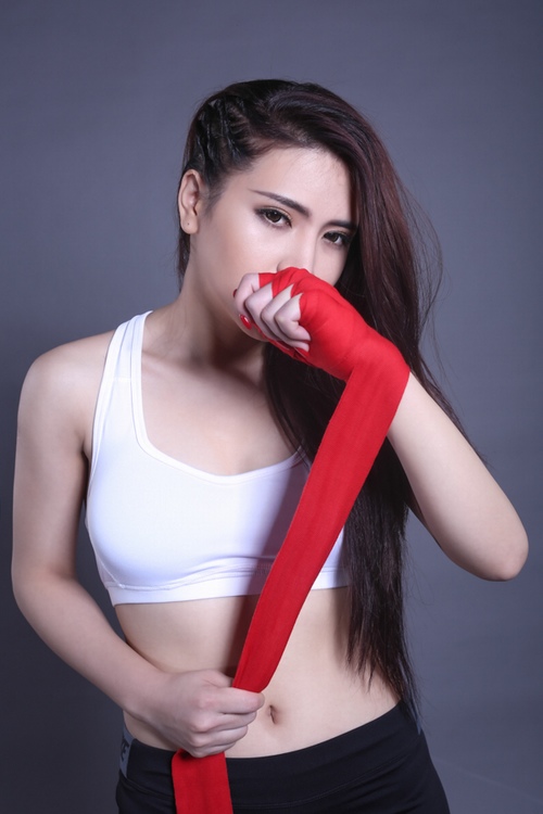 Tố Ny quyến rũ khi hóa thân thành boxing girl - 2