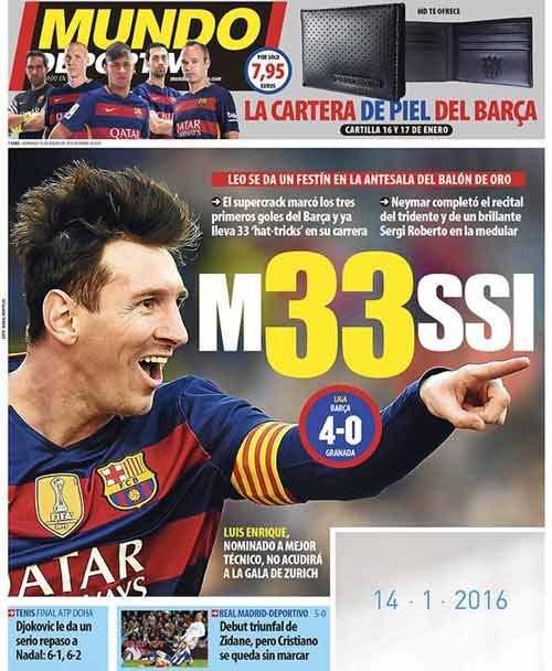 Chỉ cần chân trái, Messi lập hat-trick thứ 33 cho Barca - 1