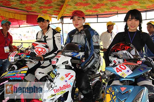 Cô thợ may xinh đẹp giành Á quân giải đua mô tô Việt - 1