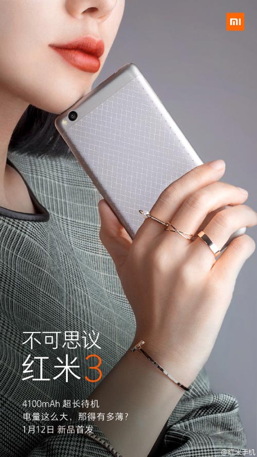 Xiaomi Redmi 3 pin “khủng”, giá mềm sắp ra mắt - 1