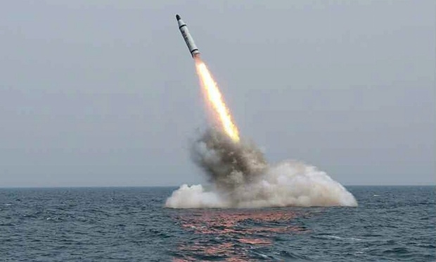 Triều Tiên bị &#34;tố&#34; làm giả video tàu ngầm phóng tên lửa - 1