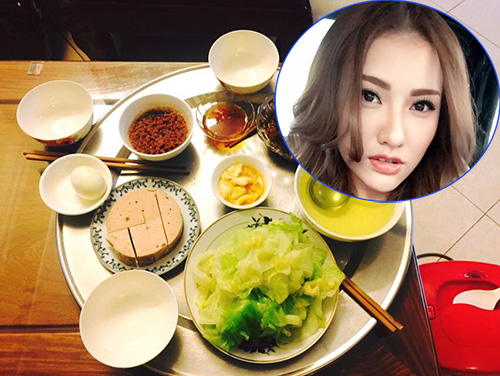 'Chộp' khoảnh khắc mỹ nhân Việt 'ăn nhanh, uống vội' - 3