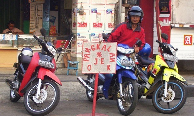 Xe ôm hôi nách không được hành nghề ở Indonesia - 1
