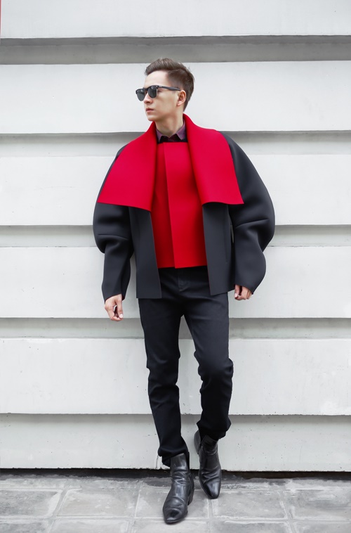 Ngô Kiến Huy 'bắt mắt' với gu thời trang phóng khoáng - 5