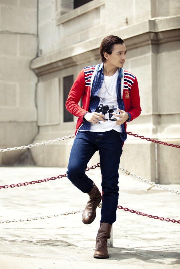 Ngô Kiến Huy 'bắt mắt' với gu thời trang phóng khoáng - 6