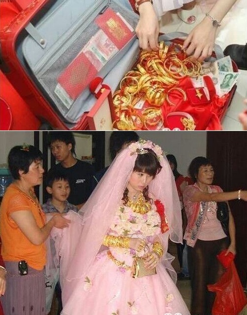 Lóa mắt với những đám cưới vàng ròng của đại gia ở TQ - 8