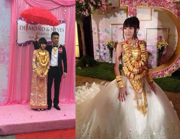 Lóa mắt với những đám cưới vàng ròng của đại gia ở TQ - 6