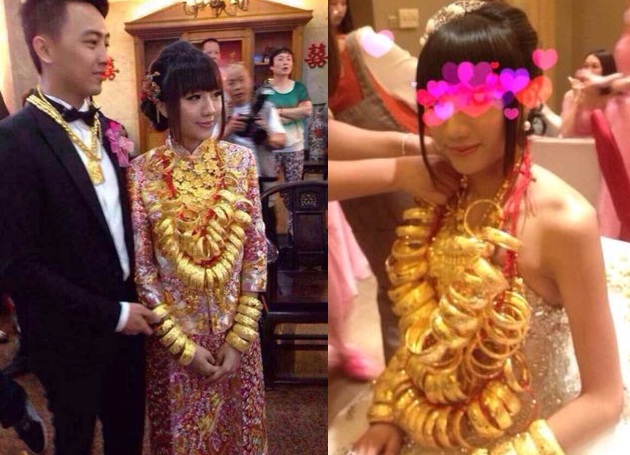 Lóa mắt với những đám cưới vàng ròng của đại gia ở TQ - 7