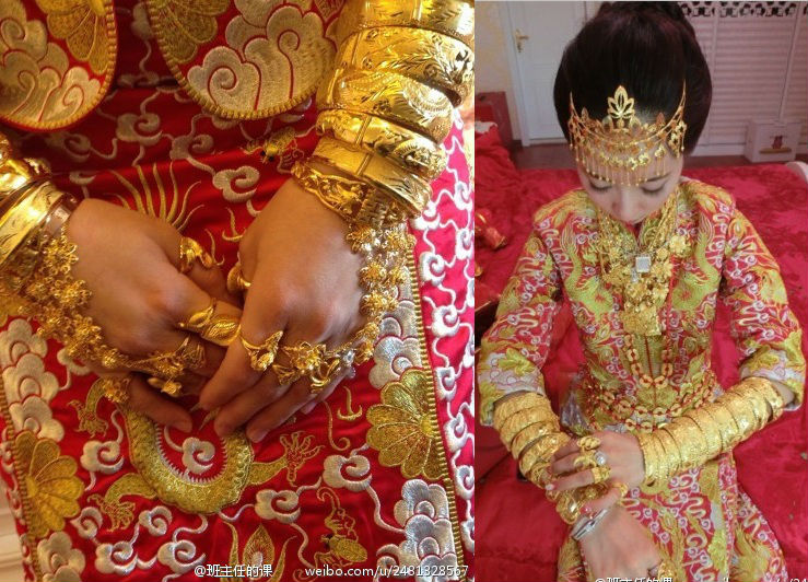 Lóa mắt với những đám cưới vàng ròng của đại gia ở TQ - 10