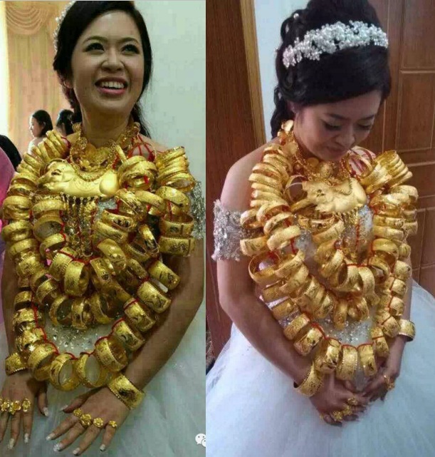Lóa mắt với những đám cưới vàng ròng của đại gia ở TQ - 11