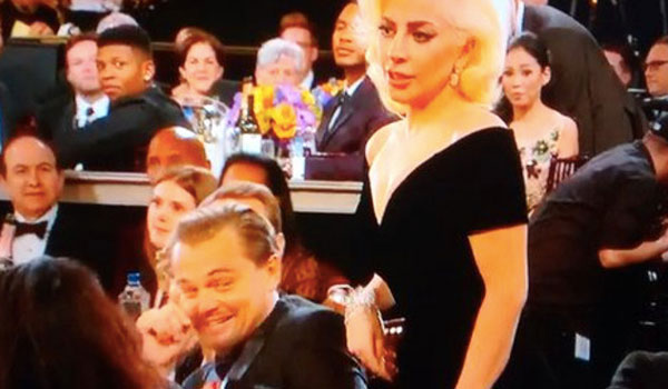 Leonardo DiCaprio xin lỗi Lady Gaga vì đã &#39;khiếm nhã&#39; - 1