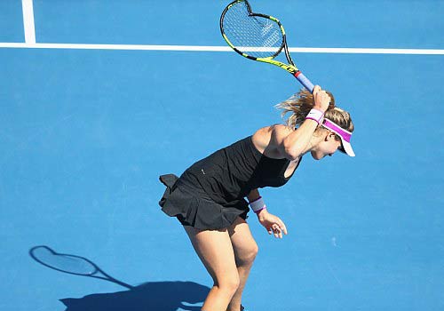 Hoa khôi tennis đập nát vợt trước Australian Open - 1