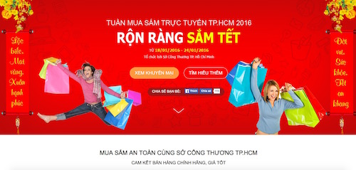 TP.HCM: Sở Công thương tổ chức ngày hội mua hàng online Tết 2016 - 1