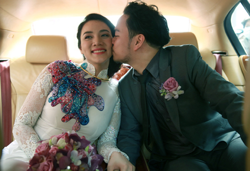 Trang Nhung rạng ngời hạnh phúc trong lễ vu quy - 5