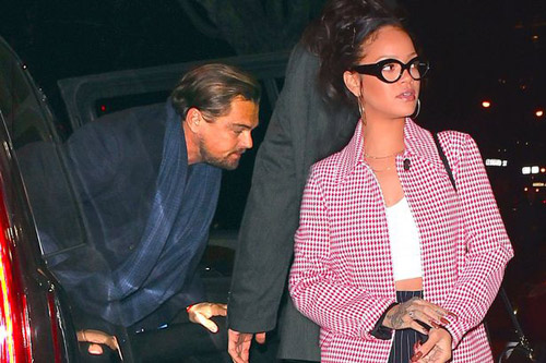Chia tay bạn gái siêu mẫu, Leonardo lại cặp kè Rihanna - 1
