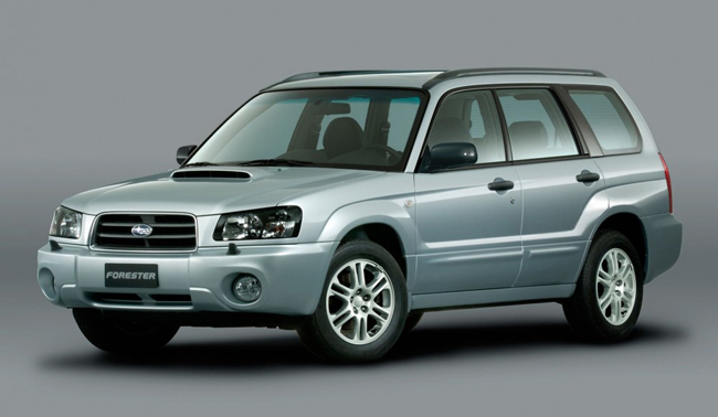 12. 2004 Subaru Forester 2.5XT 

Thời gian tăng tốc từ 0-96km/h trong 5.2 giây.
