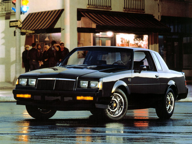 10. 1986 Buick Grand National 

Thời gian tăng tốc từ 0-96km/h trong 4.8 giây.
