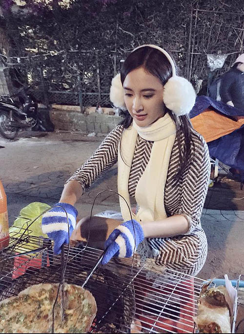 Khoảnh khắc hồn nhiên của sao Việt lê la quán vỉa hè - 5