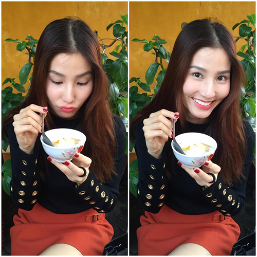 Khoảnh khắc hồn nhiên của sao Việt lê la quán vỉa hè - 6