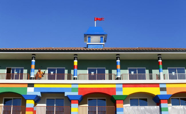 Khách sạn Lego được lấy cảm hứng từ trò chơi cùng tên ở Carlsbad, California, Mỹ.