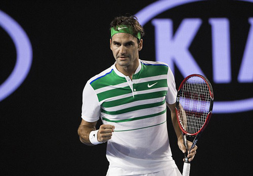 Federer hạ Dimitrov, “quý ngài 300” ở Grand Slam - 1