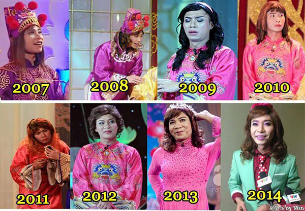 Phong cách thời trang của 'cô Đẩu' Công Lý qua 12 năm - 1