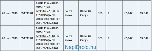 Rò rỉ kích cỡ Samsung Galaxy S7 và S7 Edge - 1