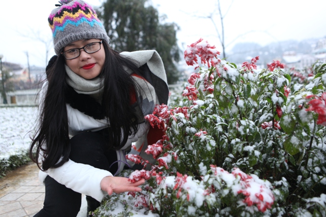 Đào rừng Sa Pa “ngậm tuyết”, khoe sắc trong cái lạnh -6 độ C - 14