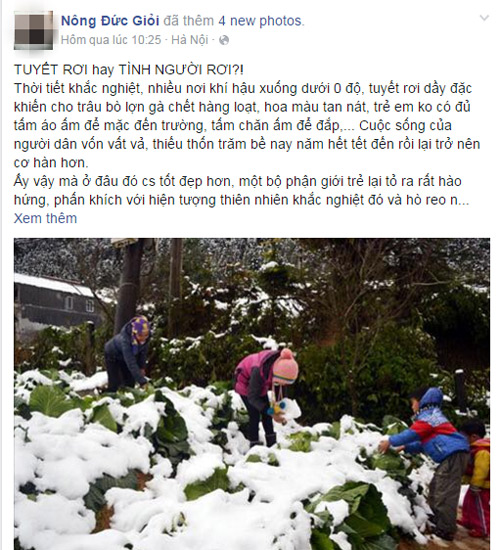 Dân mạng tranh cãi về nghịch cảnh ngày băng tuyết - 3