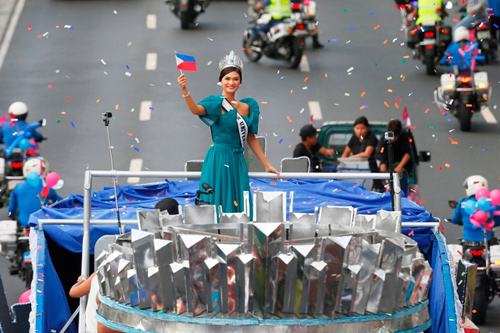 Tân Hoa hậu Hoàn vũ diện kiến tổng thống Philippines - 7