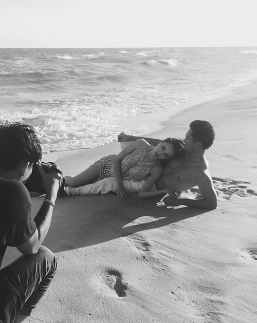 Loạt ảnh hậu trường 'xinh như mộng' của mỹ nhân Việt - 10