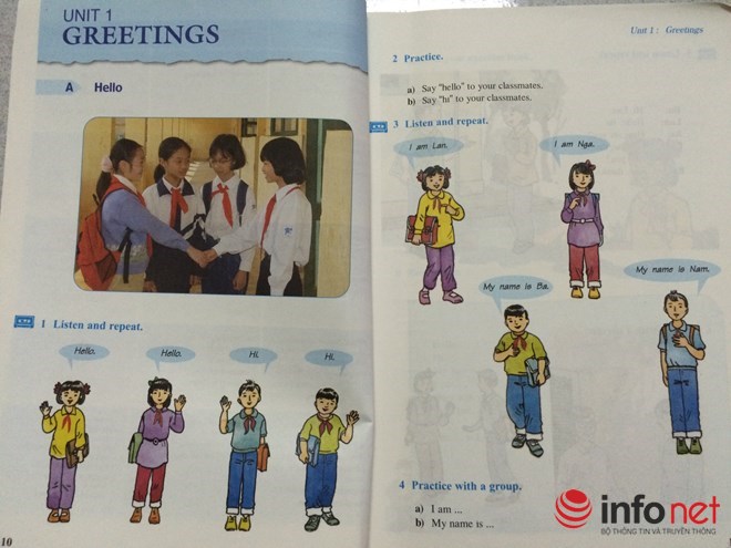NXB Giáo dục lên tiếng chuyện SGK Tiếng Anh "mấy lớp vẫn học Hello" - 1