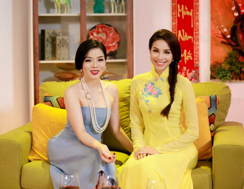 Mr Đàm hào hứng gặp gỡ Phạm Hương, Lệ Quyên - 2