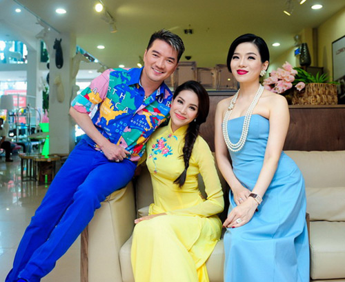 Mr Đàm hào hứng gặp gỡ Phạm Hương, Lệ Quyên - 3