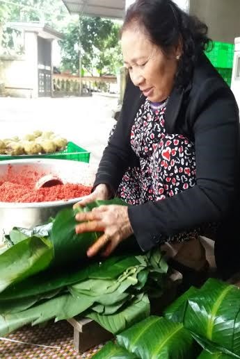 Về làng mỗi người gói hàng nghìn bánh chưng mùa Tết - 7