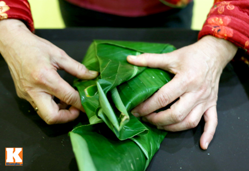 Mẹo Gói bánh chưng vuông