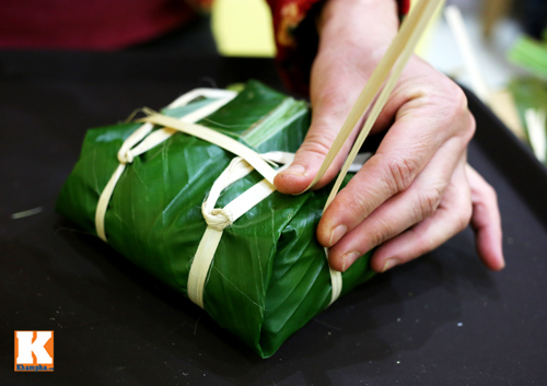 Tự làm bánh chưng ngày tết