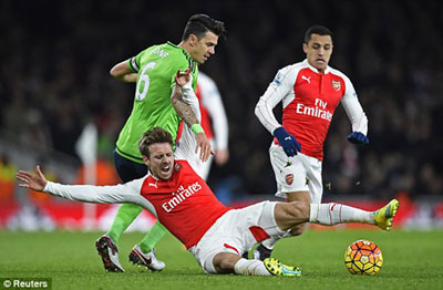 Chi tiết Arsenal - Southampton: Ngày kém duyên (KT) - 4