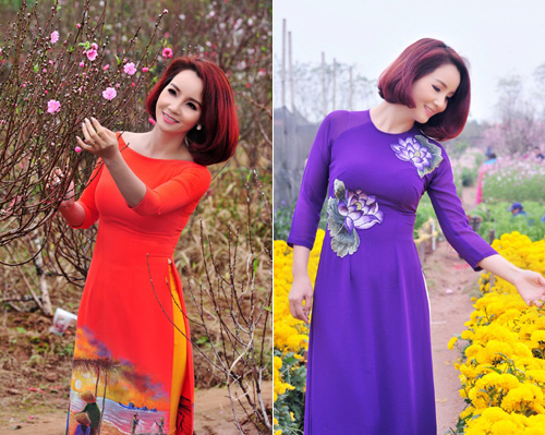 Loạt ảnh chào xuân rực rỡ của dàn người đẹp Vbiz - 4