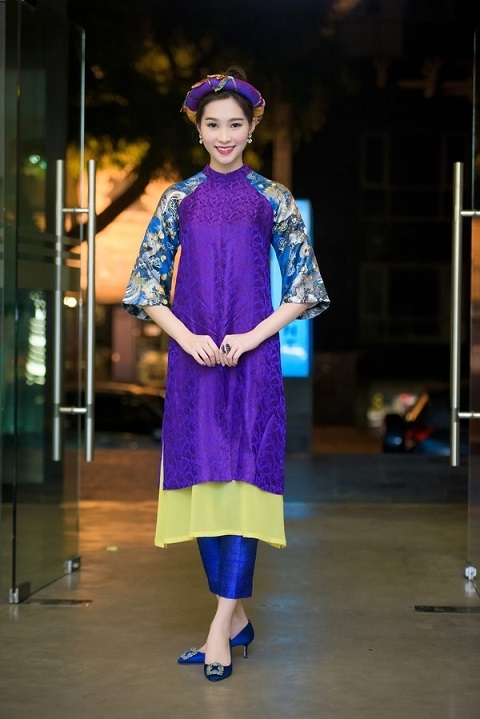 Những mẫu áo dài cách tân làm say lòng mỹ nhân Việt - 1