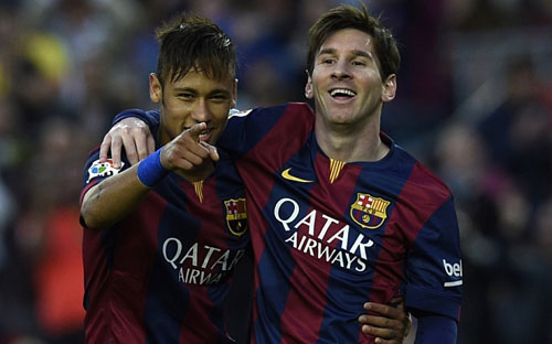 “Hoàng tử” Neymar đâu kém tài “Vua” Messi - 1
